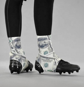 White Knee High Athletic <b>Socks</b> for Soccer Football Spandex Polyester Breathable Adult Sports <b>Socks</b> - Product Image 6