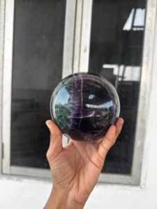 Esfera de fluorita natural pulida, bola de cristal para decoración del hogar, Feng Shui, sanación, venta al por mayor - Product Image 2