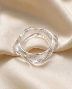Trendy Gradient Transparent Resin <b>Bracelet</b> Irregular Resin square <b>Bracelet</b> Circle Women's Decorations Jewelry Wholesale - Product Image 3