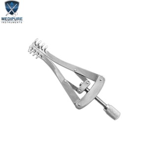 Retractor Oftálmico Reutilizable de Acero Inoxidable para Cirugía Ocular, Instrumento Quirúrgico para Procedimientos Oculares, Uso Profesional - Product Image 6