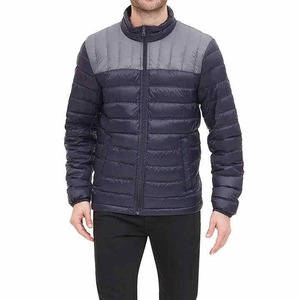 Chaquetas Acolchadas de Invierno Personalizadas para Hombre, Manga Larga, Cálidas, Rellenas de Plumón, con Capucha Desmontable - Product Image 2