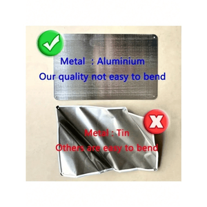 CIFbuy Señal de Advertencia de Seguridad Metálica Resistente a la Intemperie, Mejorada para Uso en Interiores y Exteriores, Seguridad Eléctrica, Equipo de Soporte para Cuartos Limpios - Product Image 6