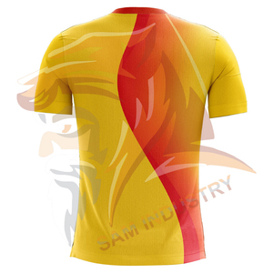 เสื้อฟุตบอลทีมชายแบบแห้งเร็ว ระบายอากาศได้ดี แขนสั้น โพลีเอสเตอร์ 100% พิมพ์ลายแบบซับลิเมชั่นเต็มตัว - Product Image 3