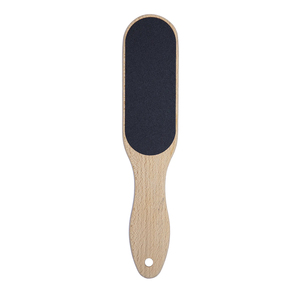 Limas de Pedicura de Alta Calidad con Mango de Madera para Salón de Belleza, Removedor de Piel Muerta, Limas de Doble Cara, Servicio OEM ODM - Product Image 1