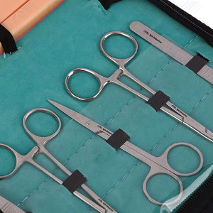 Hilos de educación y entrenamiento con instrumentos Instrumentos médicos Almohadilla de silicona Suturas Hilo y aguja con kit de herramientas - Product Image 2