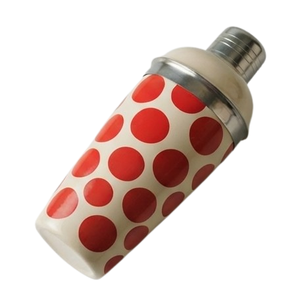 Shaker à cocktails durable au design fonctionnel, finition émaillée à pois, parmi les shakers à cocktails les plus vendus, fabriqué par un fabricant indien - Product Image 2