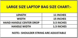 Sac pour ordinateur portable matelassé en tissu imprimé en coton, écologique et durable pour une utilisation au bureau - Product Image 5