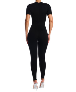 Mono de Yoga Casual de Alta Calidad para Mujer, Ropa de Fiesta para Primavera, Color Personalizado, Manga Abullonada, Spandex, Poliéster, Cómodo - Product Image 2