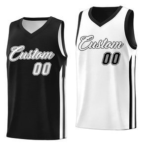 Maillots de basket-ball réversibles antibactériens de haute qualité pour hommes, 100% polyester, sans manches, uniforme disponible - Product Image 3