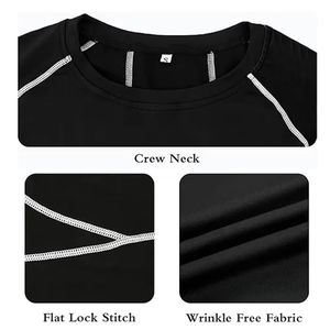 Nuevo Rash Guard Personalizado con Etiqueta Privada en el Mejor Material, MOQ Bajo - Product Image 6
