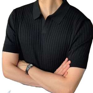 เสื้อเชิ้ตแฟชั่นวินเทจ Y2K สไตล์ใหม่ พรีเมียม ODM OEM  แบบถักลายเคเบิ้ล  โลโก้สั่งทำได้  ผ้าฝ้ายแท้ 100% ระบายอากาศได้ดี  ทรงสั้น - Product Image 4