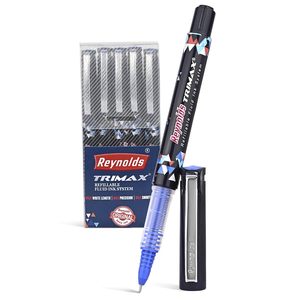 Luxury High Quality Waterproof <b>Ink</b> Liquid Gel Pens 0.5mm Tip Black/Blue/Red <b>Ink</b> Novelty Office School Use Reynolds Trimax Pen - Product Image 4