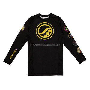 เสื้อรัดรูปแขนยาวสำหรับออกกำลังกาย ยูนิเซ็กซ์ ผลิตจากผ้าสแปนเด็กซ์/โพลีเอสเตอร์ 280 กรัม พิมพ์ลายด้วยเทคนิคการถ่ายเทความร้อน ปี 2024 สำหรับผู้ใหญ่ ยี่ห้อ BRIGHT WAY - Product Image 1