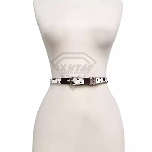 Ceinture en cuir véritable à imprimé vache, style western, avec fourrure de poney, accessoire de mode en gros pour fabricants de vêtements Power World - Product Image 5