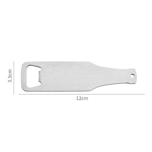 Metal Bottle Shape Bottle Opener Silver Plated Bar Accessory Travel Friendly <b>Tool</b> For Picnic <b>Camping</b> And Outdoor Gatherings - Product Image 3