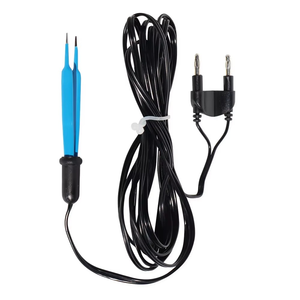 Azicon's Jeweler Single-Use Bipolar Forceps with Fixed Cable - Sterilized Ready-to-Use Bipolar Forceps Microsurgical Forceps - Product Image 1