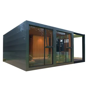 China Green Container House Customized Prefabricated Modular Building Tiny House Mobile Homes Prefab Container House