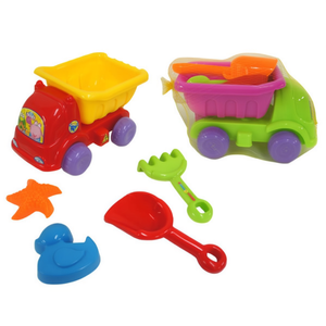 Set di giocattoli da spiaggia Red Truck, 5 pezzi, 15x26x15,5 cm, per giocare sulla sabbia, divertimento all'aperto per bambini - Product Image 2
