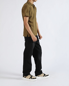 Camiseta de Manga Corta para Hombre, Tejida, 100% Algodón, Sólida, Informal, Transpirable, de Alta Calidad, Hecha a Medida, al por Mayor - Product Image 4