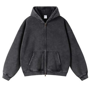 Sweat à capuche de haute qualité 100% coton, style streetwear, anti-rétrécissement, pour hommes, en vente à bas prix - Product Image 5