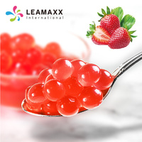 2026 Leamaxx Perlas de Boba Explosivas de Arándanos Puros 15% de Jugo Real, Sabor Agridulce, Listas para Consumir, las Más Vendidas en Taiwán, para Té de Burbujas