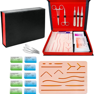 Botany Students Stainless Steel Surgical Instruments Autoclavable Biology Anatomy Lab 20-Piece Manual Suture Kit for Medical - Product Image 1