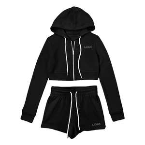 Women's Summer Shorts Sets Casual Cotton Above <b>Knee</b> Two Piece Shorts Set Short Loose Fit Anti-Pilling Short Sets - Product Image 4