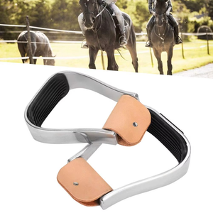 Étriers d'équitation en aluminium de qualité chirurgicale, légers, durables, antidérapants, à large surface de contact, équipement de selle équestre - Product Image 2