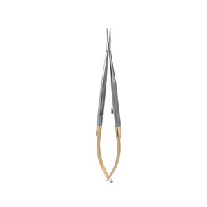 Micro Straight Castro Needle <b>Holder</b> Diamond Dusted 16 cm Surgical Dental Instrument Stainless Steel Precision Suturing Kit - Product Image 1