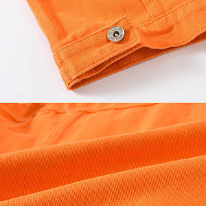 เสื้อแจ็คเก็ตยีนส์ผู้ชาย คอตั้ง สไตล์วินเทจ สีพื้น เรียบง่าย กันลม ระบายอากาศได้ดี ปรับแต่งได้ แฟชั่นฤดูหนาว - Product Image 6