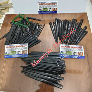 Top Selling Product Buffalo Horn Needle Ideal for working with thick thread wool and heavy fabric knitting weaving <b>sewing</b> NEEDLE - Product Image 5