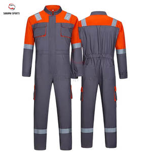 Combinaison de travail réfléchissante personnalisable avec logo pour hommes et femmes, manches longues, imperméable - Product Image 3