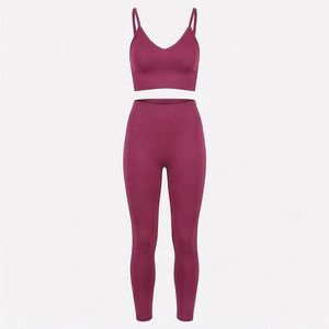 Conjunto Deportivo de Yoga para Mujer, Ropa Deportiva sin Costuras, Ropa Atlética para Dama, Trajes Deportivos para Gimnasio, Prendas Deportivas - Product Image 1