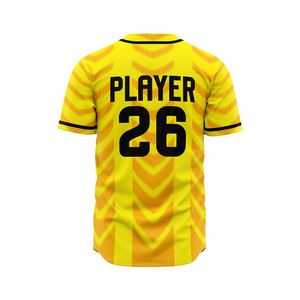 Dernière tendance : Maillot de baseball personnalisé à boutons en tissu mesh, séchage rapide, vêtements de sport, fournisseur OEM ODM - Product Image 6