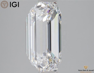 เพชร CVD มรกตตัด VS1สีใสขนาด10.86มม. รวมการรับรองจาก IGI - Product Image 6