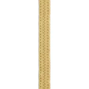 Premium Quality Gold Mylar Braid French Wire Ribbon Twisted Fringe Custom Made Eco-Friendly <b>Embroidered</b> Tassel <b>Shoes</b> Trim Alpha - Product Image 2