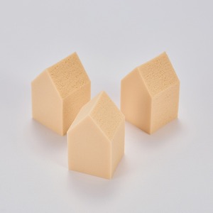 [K-ESSENTIALS] Ensemble d'éponges de mélangeur beiges, hygiéniques, jetables, portables, multi-usages, éponge de mélangeur beige - Product Image 2
