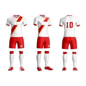 Uniforme de football pour hommes, design unique, hiver/été, logo personnalisé, nom de l'équipe, 100% polyester, léger, respirant, séchage rapide, short - Product Image 6