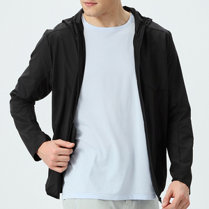 Custom Windproof Waterproof Breathable Lightweight Men <b>Track</b> <b>Suit</b> Plus Size Solid Printed Four-Way Stretch Casual Hooded Winter - Product Image 5