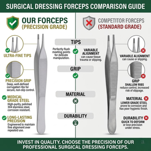 Pinzas Quirúrgicas Tipo Cuchara Daniel Adson de Acero Inoxidable - Product Image 3