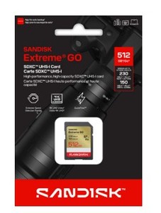 NEW Extreme Go SDSDXGN-128G-GNCIN <b>Memory</b> SD <b>Card</b> 230MBS - Product Image 2