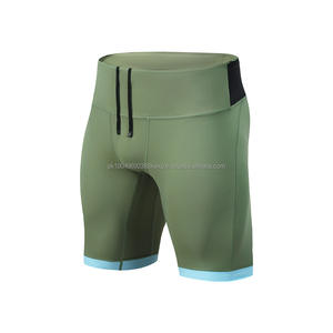 Pantalones Cortos Deportivos de Alta Elasticidad, Transpirables, con Múltiples Bolsillos y Agarre Antideslizante para Maratón y Carreras de Trail - Product Image 1