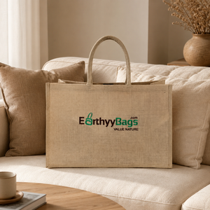 Designer Handmade Jute Tote <b>Bag</b> with Handle | Multipurpose Eco Friendly Shopping Carry <b>Bag</b> for Daily Grocery Use Gift Tote <b>Bag</b> - Product Image 2