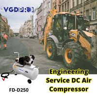 Compresseur d'air à double Piston pour camion de Construction, pompe, réservoir de 50 litres, haute efficacité, résistant aux intempéries, longue durée, 12V