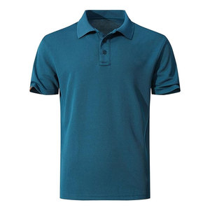 เสื้อโปโลผู้ชายแห้งเร็ว แขนสั้น สำหรับกีฬากอล์ฟ เทนนิส ลำลอง มีปก น้ำหนักเบา ระบายอากาศได้ดี ซึมซับเหงื่อ - Product Image 2