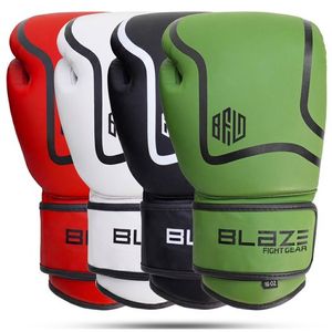 Gants de boxe en cuir synthétique pour l'entraînement au MMA, au Muay Thai, au kickboxing et aux sacs de frappe, avec sangle Velcro – Vente en gros - Product Image 6