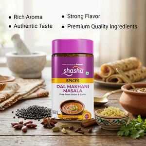 SHASHA Dal Makhani Masala 100g – Auténtica Mezcla de Especias Indias para Recetas Cremosas de Dal Makhani y Lentejas Punjabi - Product Image 3