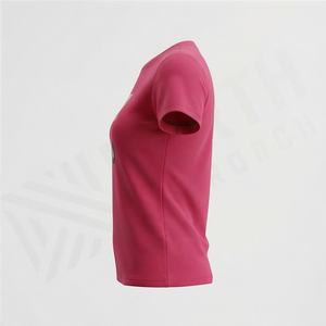 T-shirts en coton respirant pour femmes, impression personnalisée du logo, nouvelle mode, t-shirts de fête d'été, haute qualité, style confortable et tendance - Product Image 3