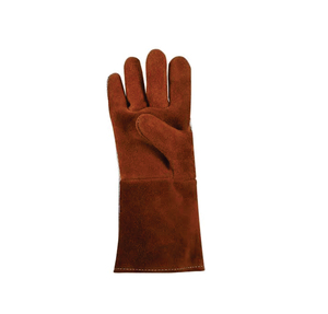 Gants de soudage en cuir de vachette avec doublure en Kevlar, résistants à la chaleur pour le soudage TIG, protection contre les éclaboussures de métal fondu, type A, avec pouce entièrement recouvert - Product Image 3