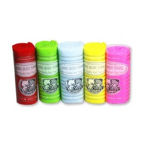 Korean Long Body Exfoliating Shower Towel 5-Piece Set Individually Packed <b>Bath</b> <b>Scrubber</b> - Product Image 1